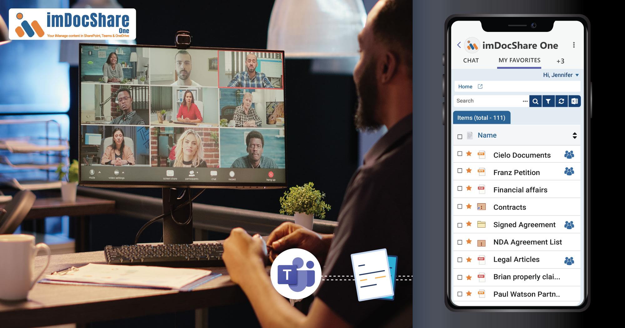  Time-saving and Collaborative Co-authoring Capabilities of the imDocShare One Teams App